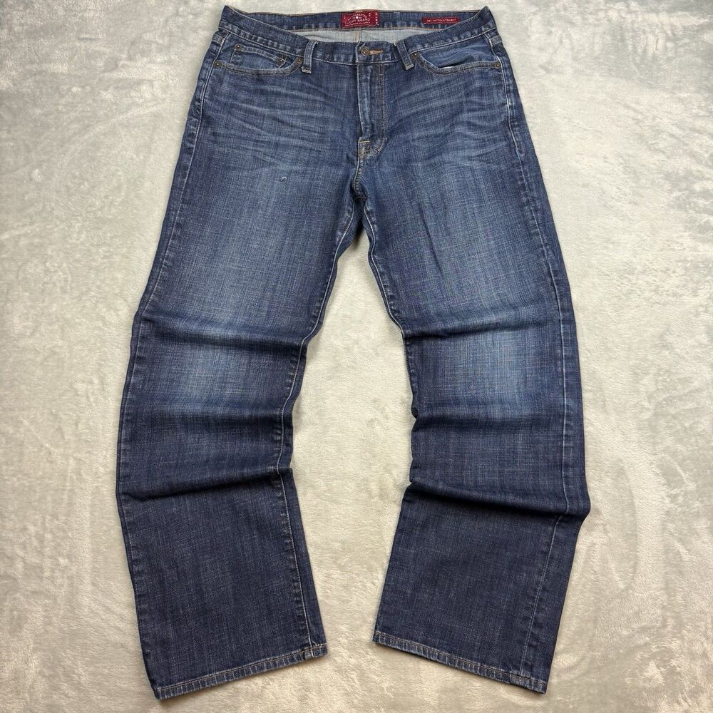 Lucky Brand 361 Vintage Straight Jeans Men’s 34x32 Blue Denim Straight Leg